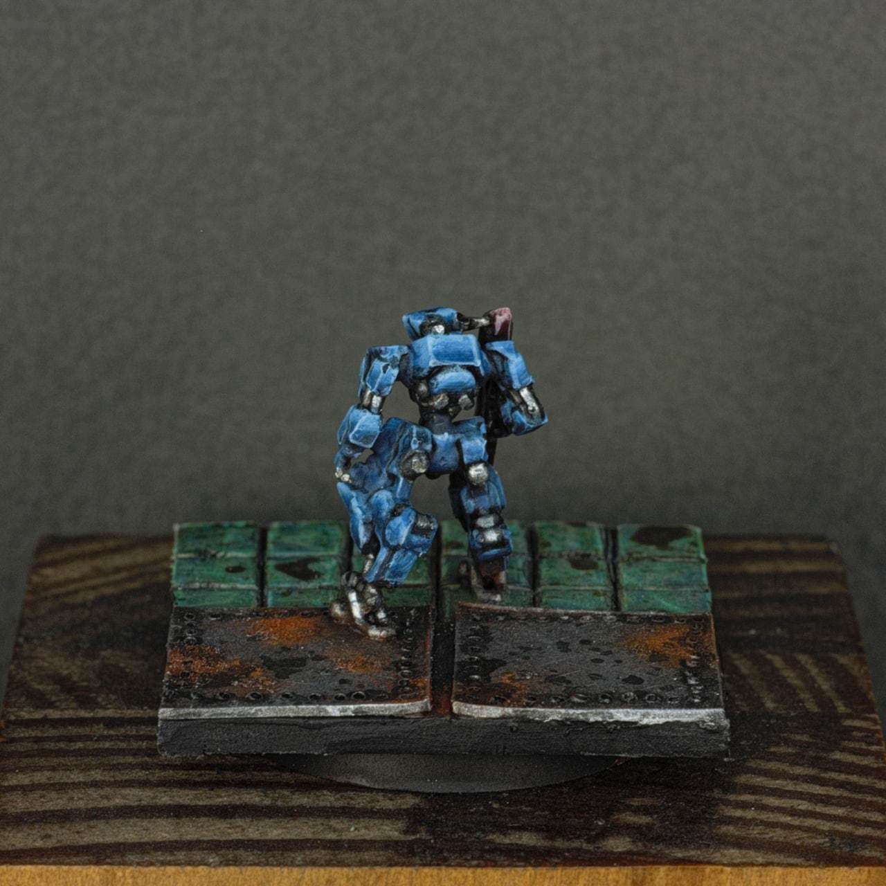 Combat robot - My, Science fiction, Painting miniatures, Robot, Scale model, Longpost