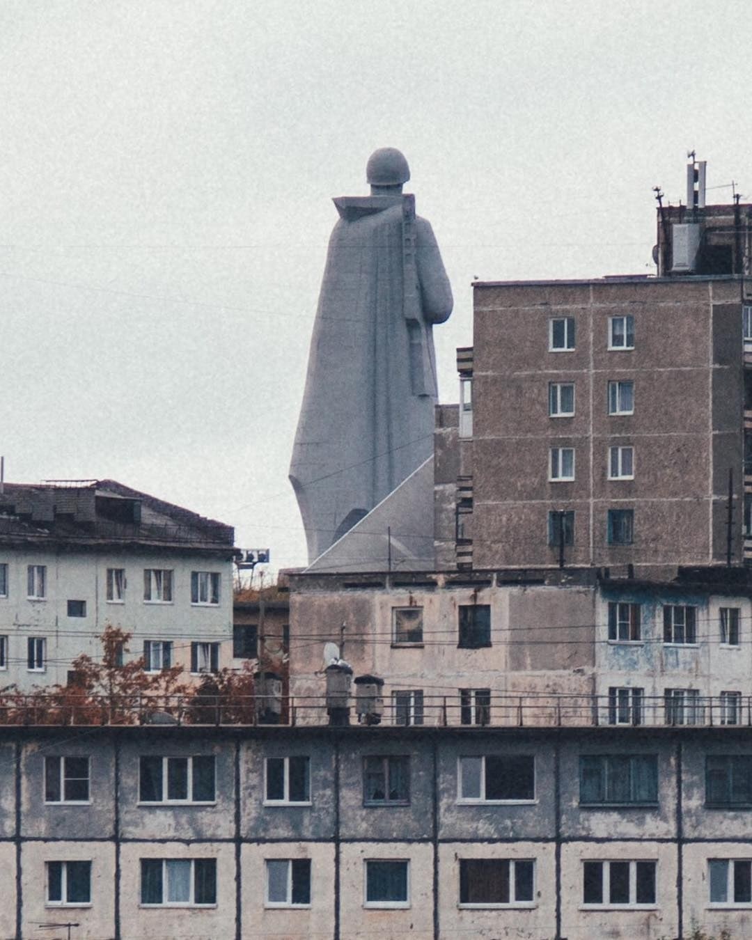 Советские гиганты на страже Родины - Памятник, Сделано в СССР, Фотография, Длиннопост