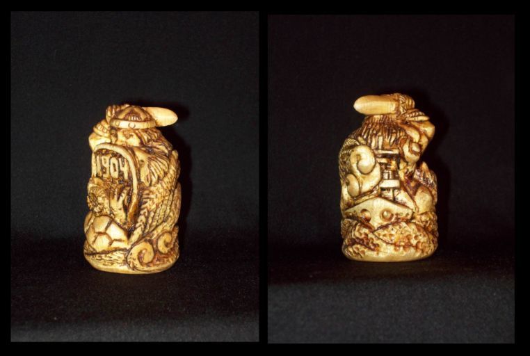 I have a hobby. Cutting netsuke - My, Netsuke, Decorative arts, Sculpture, Japan, Art, Longpost