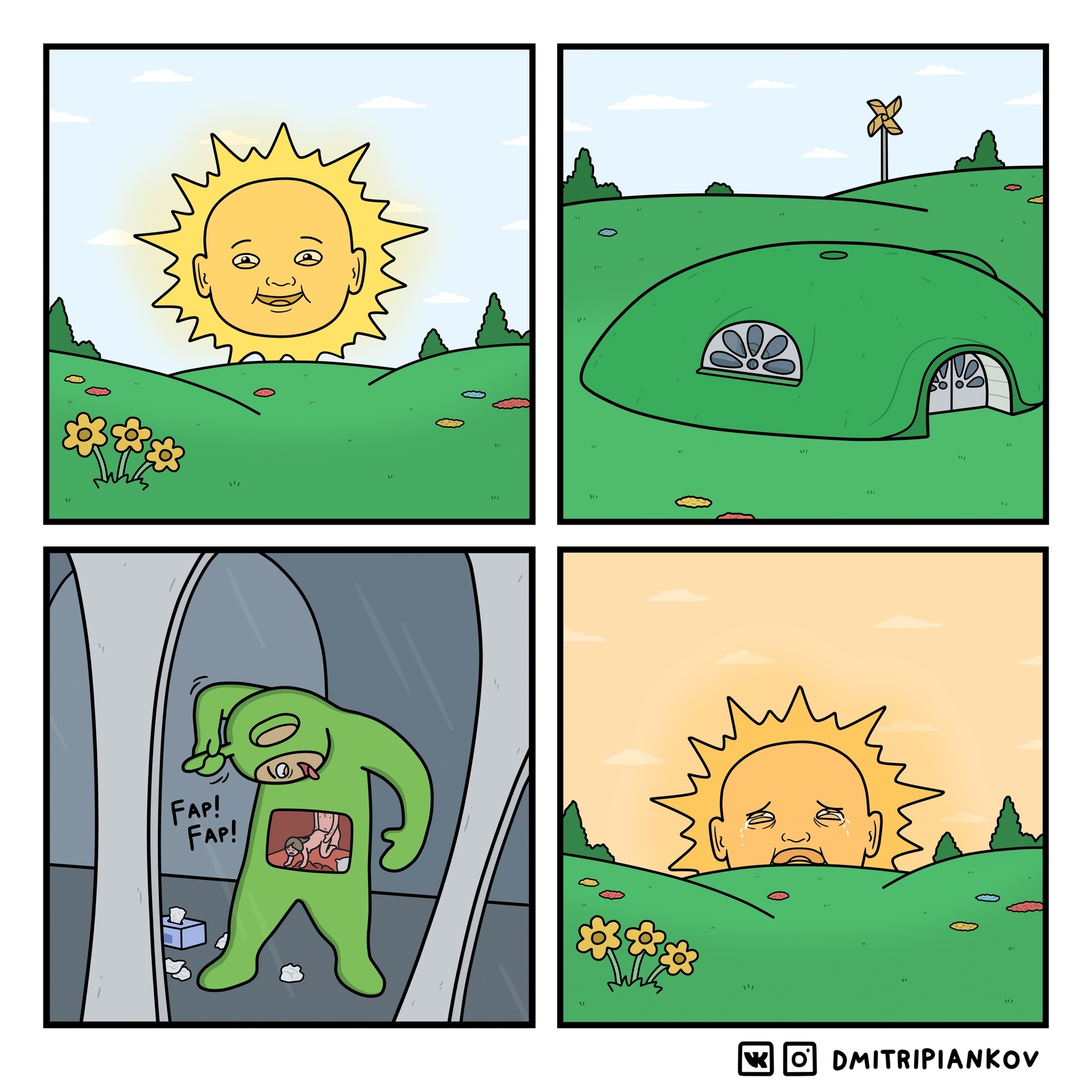 Morning Dipsy - NSFW, Teletubbies, Morning, Fap, Dipsy, Comics, Dmitripiankov