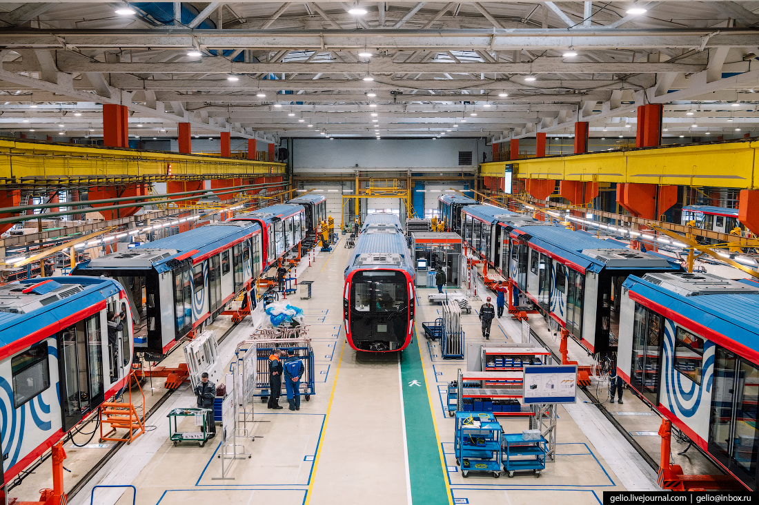 Metrovagonmash - how the most modern metro trains are produced - Metro, A train, Production, Factory, Longpost