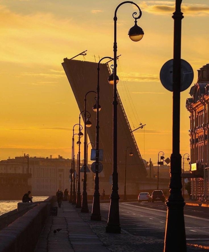 Питер - Санкт-Петербург, Разводные мосты, Фотография