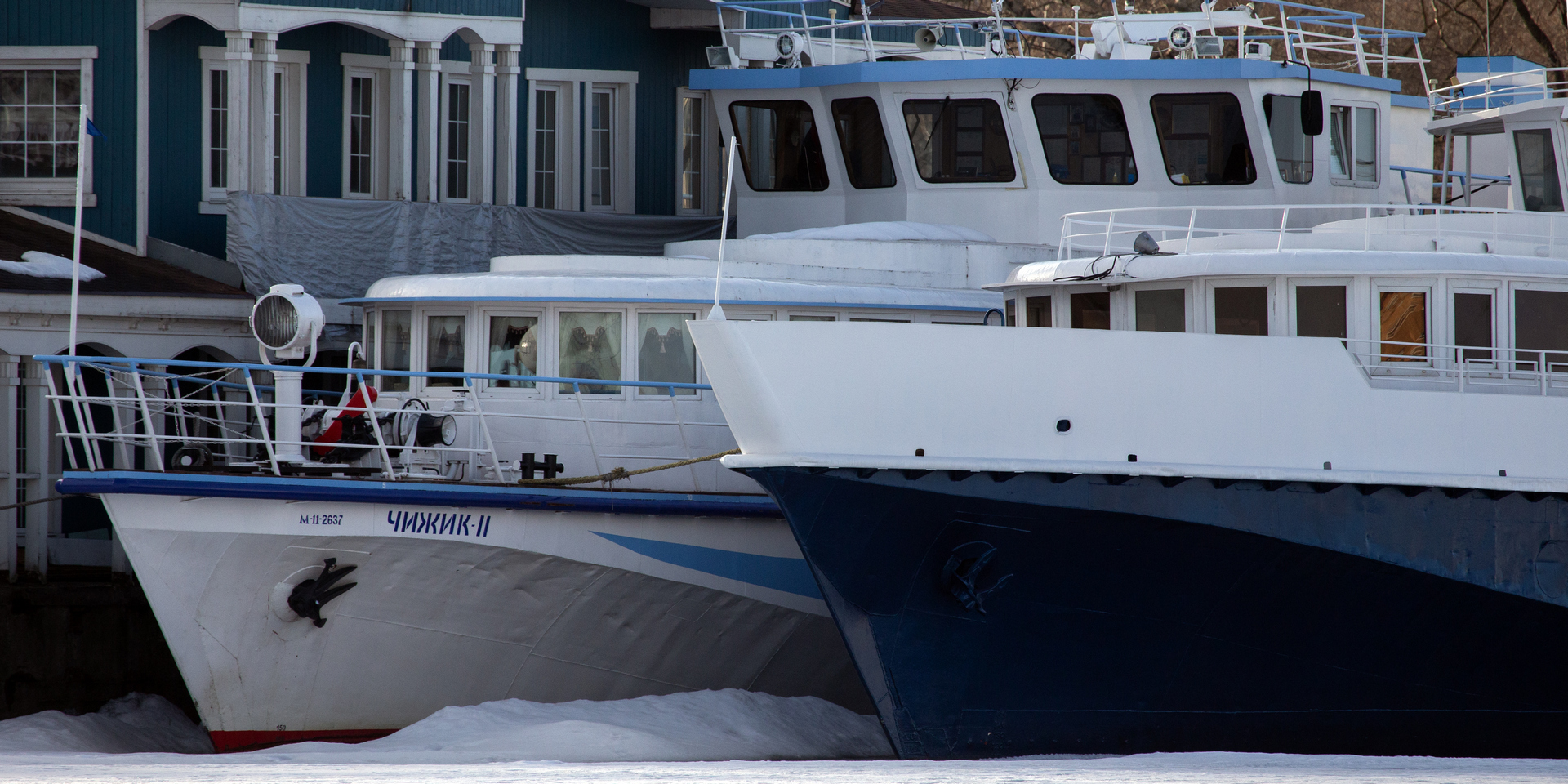 Navigation opening is approaching - My, Moscow, Khimki reservoir, River fleet, Ship, River Station, Spring, Longpost