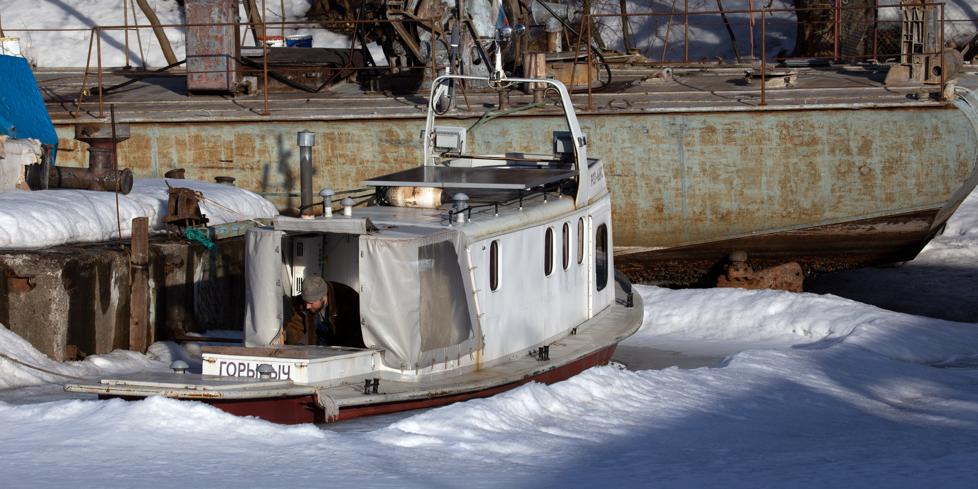 Navigation opening is approaching - My, Moscow, Khimki reservoir, River fleet, Ship, River Station, Spring, Longpost