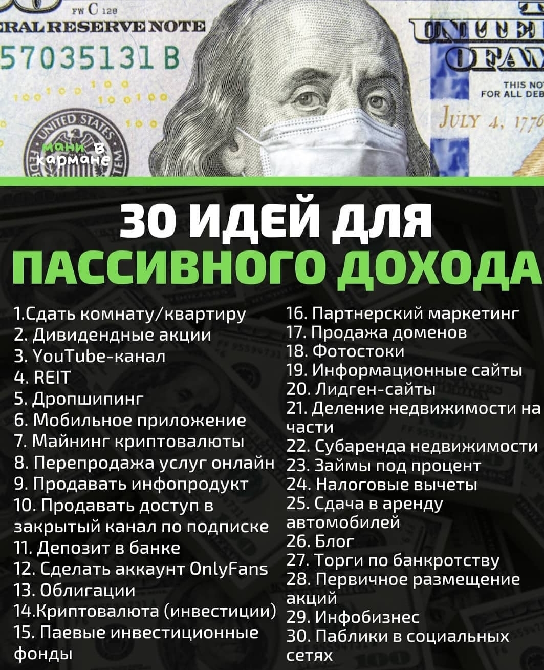 Идеи пассивного дохода – как получать в , виды и способы, топ+ вариантов