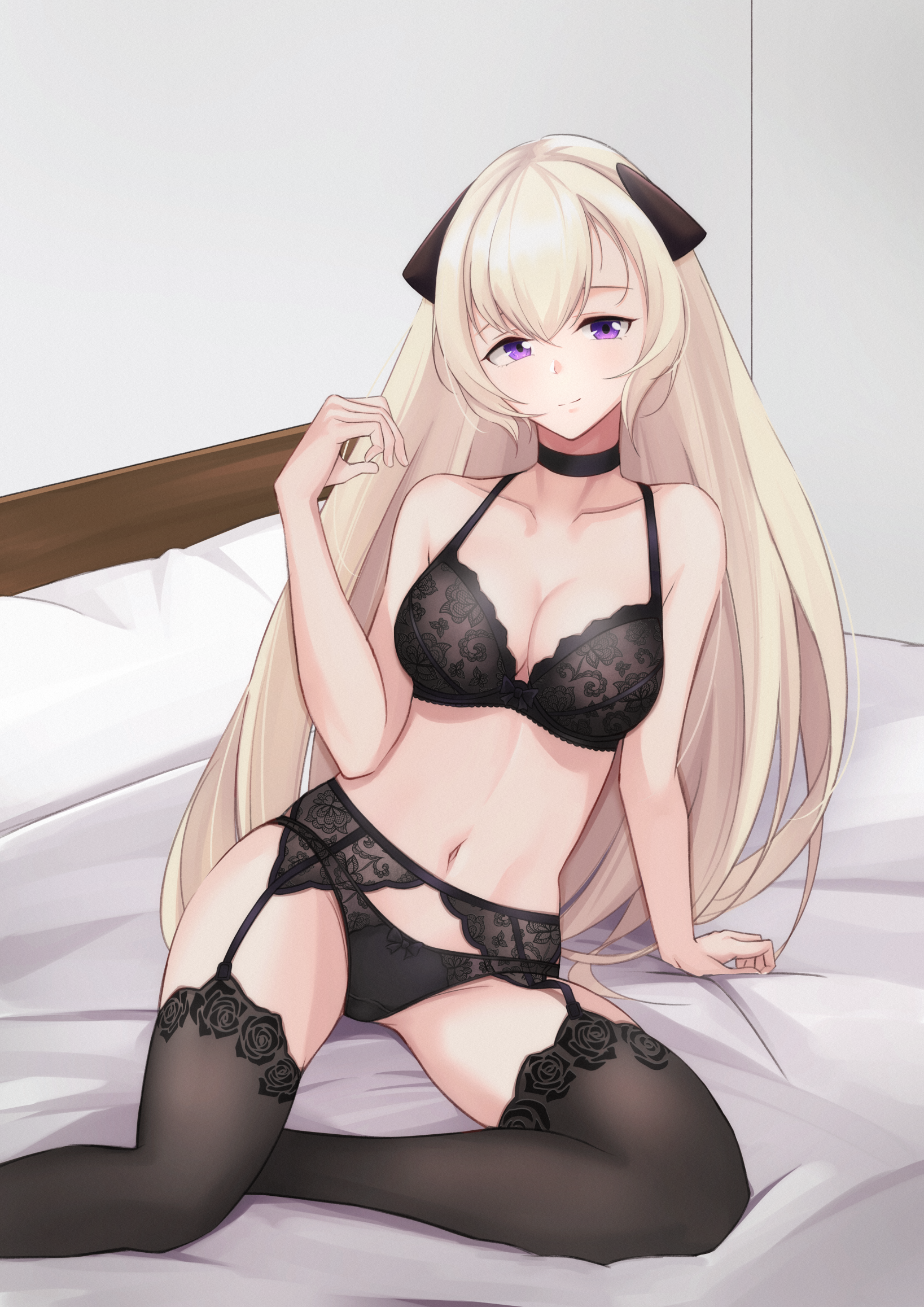 Hot G3 - NSFW, Anime, Anime art, Girls frontline, G3, Underwear, Breast, Pantsu, Stockings, Hand-drawn erotica, Erotic