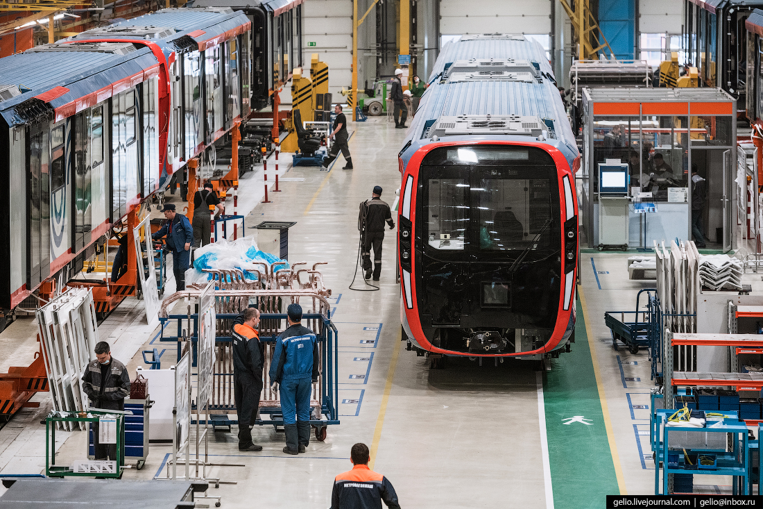 Metrovagonmash - how the most modern metro trains are produced - Metro, A train, Production, Factory, Longpost