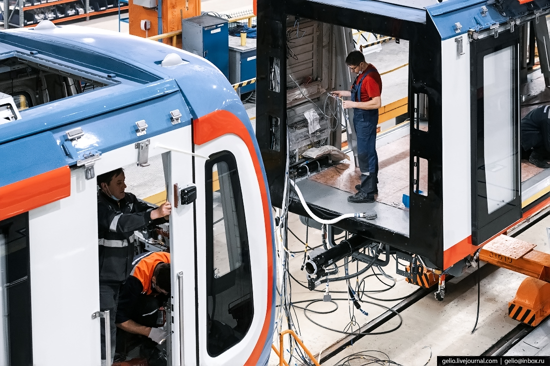 Metrovagonmash - how the most modern metro trains are produced - Metro, A train, Production, Factory, Longpost