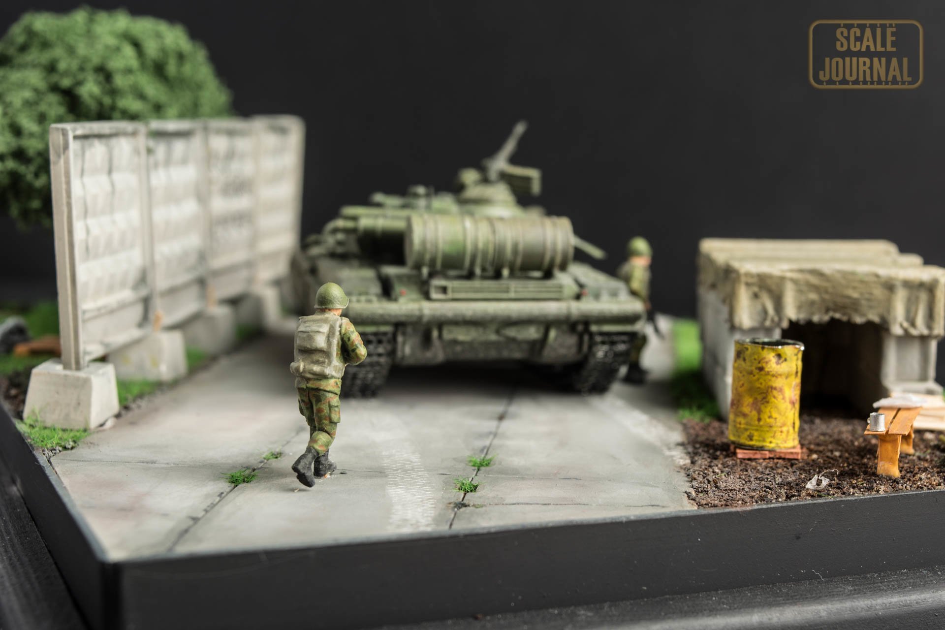 Diorama “BLOCKPOST” - My, Diorama, Prefabricated model, Modeling, Hobby, With your own hands, Video, Longpost, Video blog