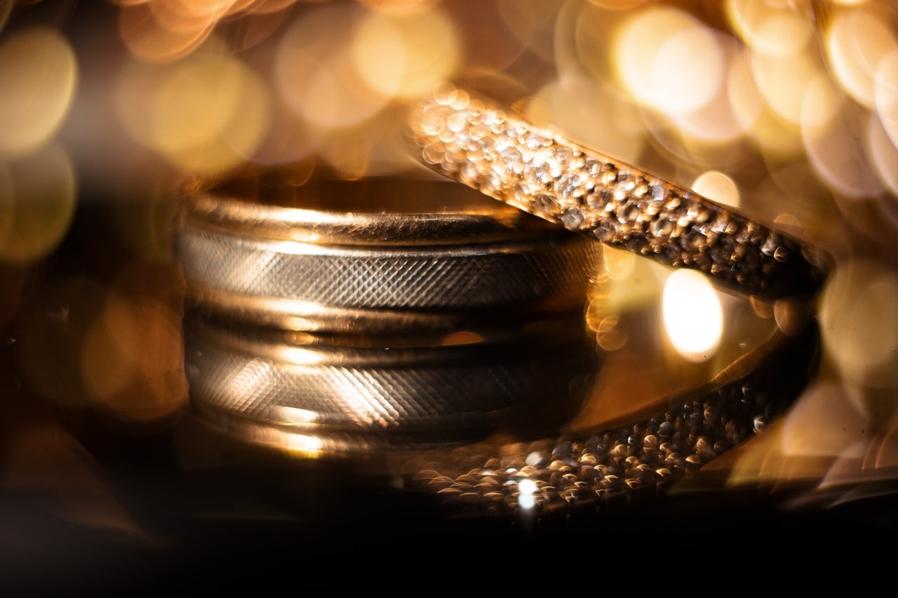 Rings with bokeh - My, Canon, Macro photography, Mir-1, Soviet lenses, Wedding ring, Longpost