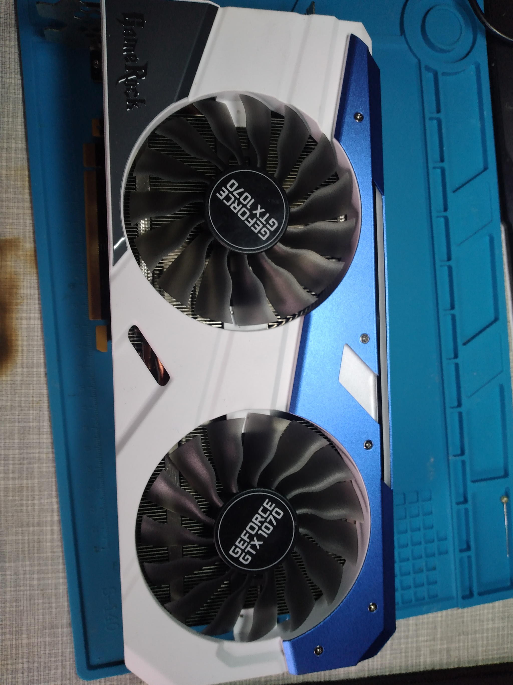Palit GTX 1070 Game Rock is an interesting case) - My, Repairers Community, Video card, Video, Longpost