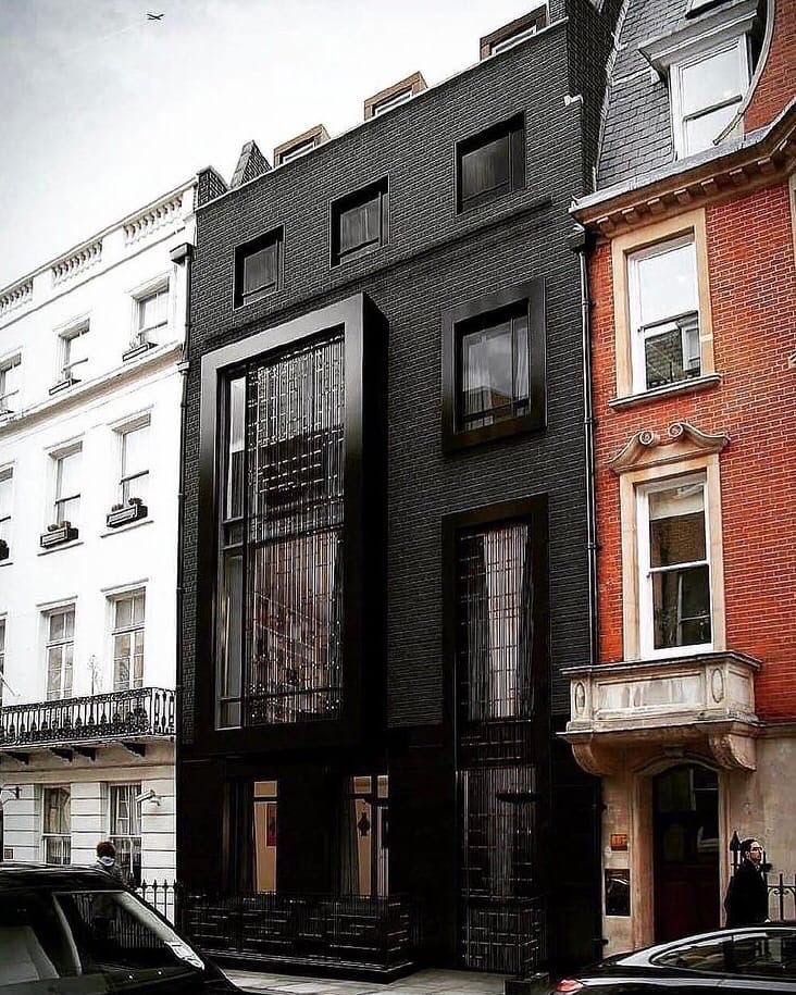 Architecture in black tones - Architecture, House, Color, The photo, Longpost