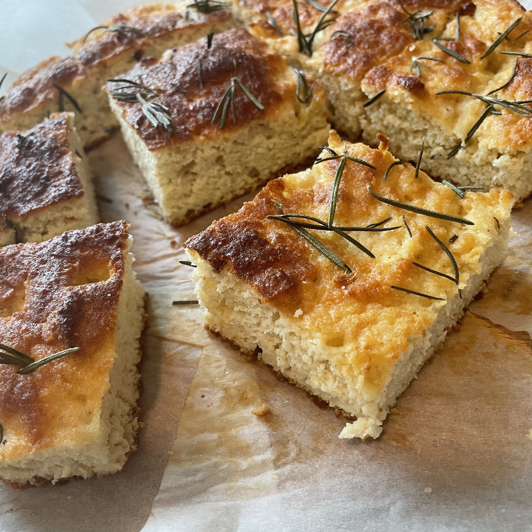 Low Carb Focaccia Bread - Cooking, Food, Recipe, Keto Diet, Focaccia, Bread, Diabetes, Lchf, Longpost