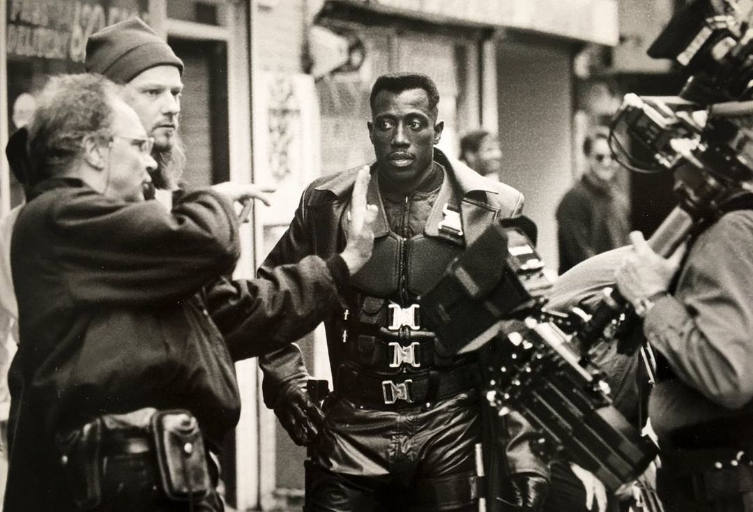 A little nostalgia 17: behind the scenes of Blade - Blade, Wesley snipes, Stephen Dorff, Actors and actresses, Movies, Marvel, Photos from filming, Behind the scenes, Longpost