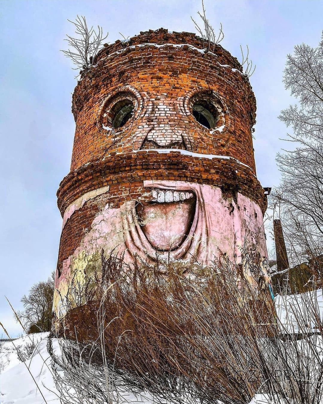 Abandoned water tower in Nizhny Novgorod - Art, Nizhny Novgorod, The photo, Abandoned, Nomerz, Graffiti