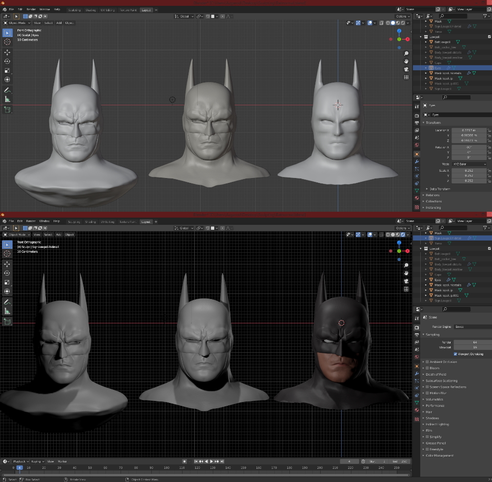 Batman. (Blender 2.92) | Пикабу