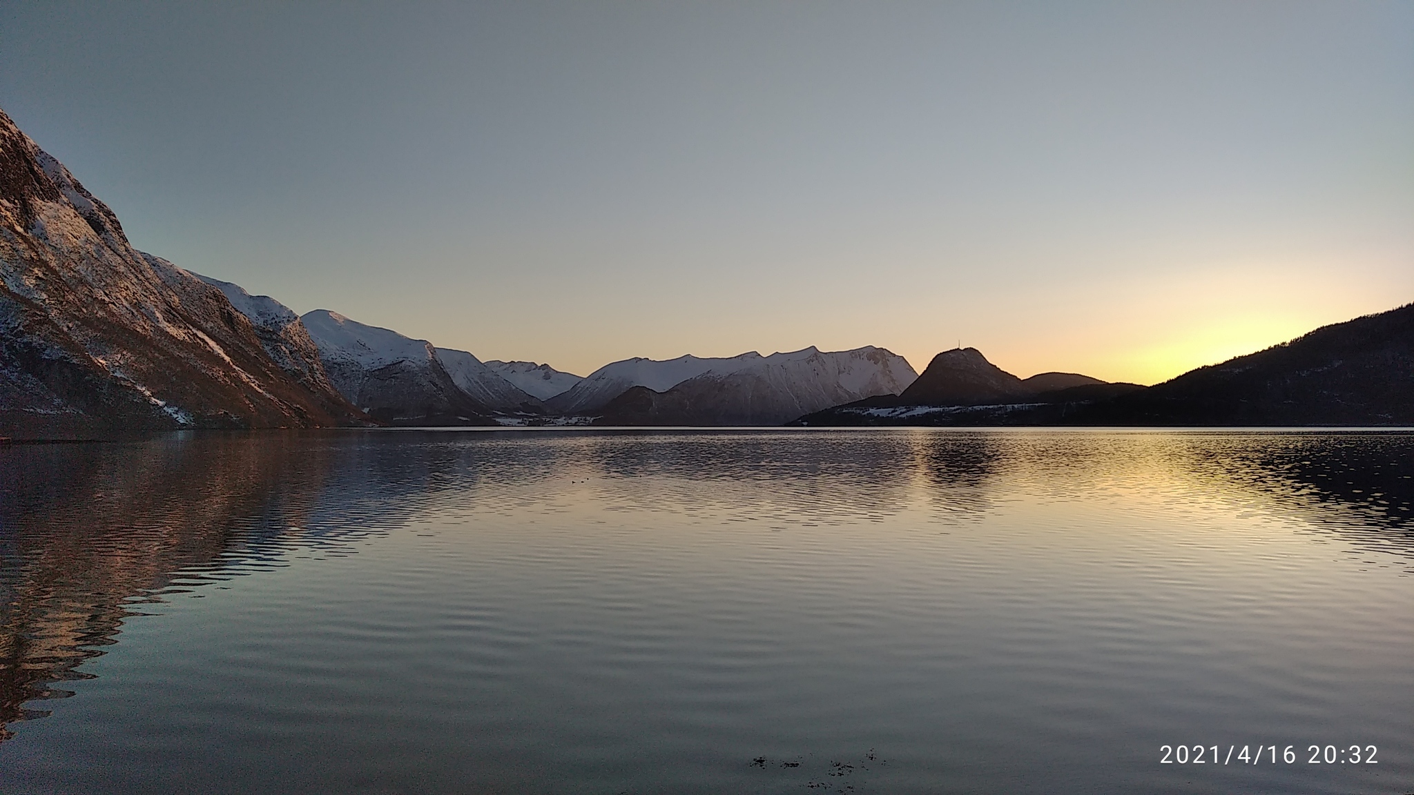 Norway - My, Photo on sneaker, Norway, Sunset