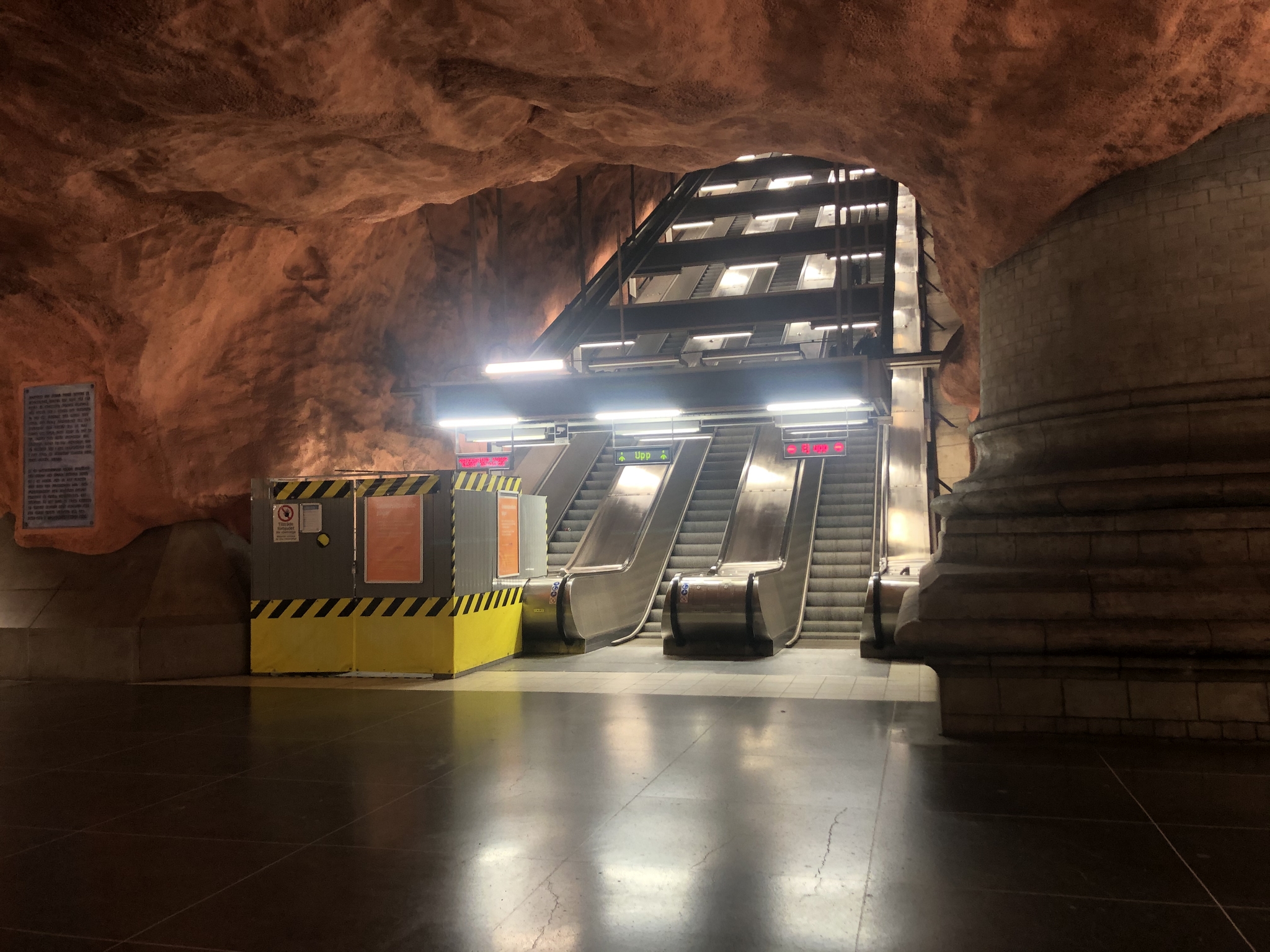 Stockholm metro - My, Travels, Stockholm, Sweden, Metro, Longpost