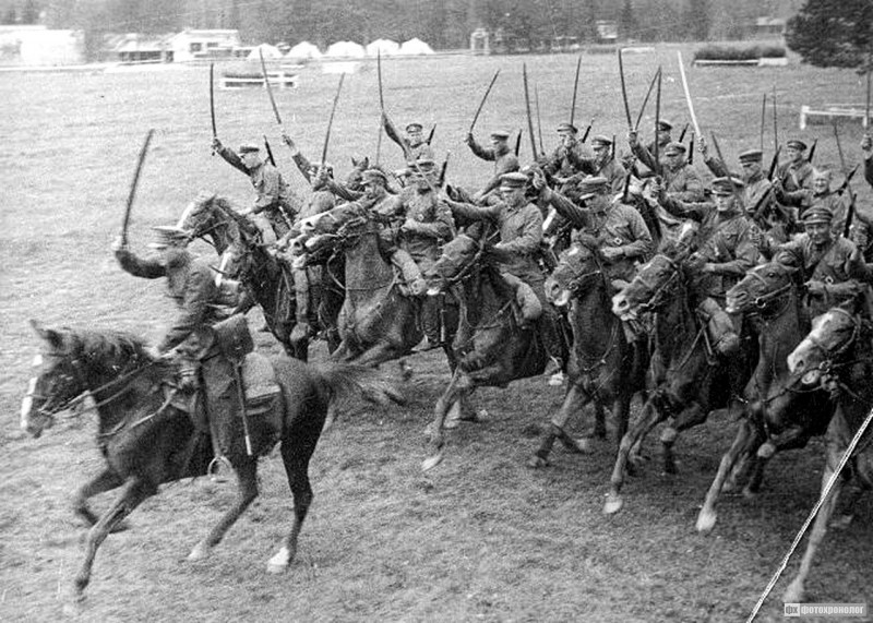 How cavalrymen of the Red Army were taught to fencing - Cavalry, The charter, Red Army, the USSR, Past, Army, Fencing, Saber, Interesting, Longpost