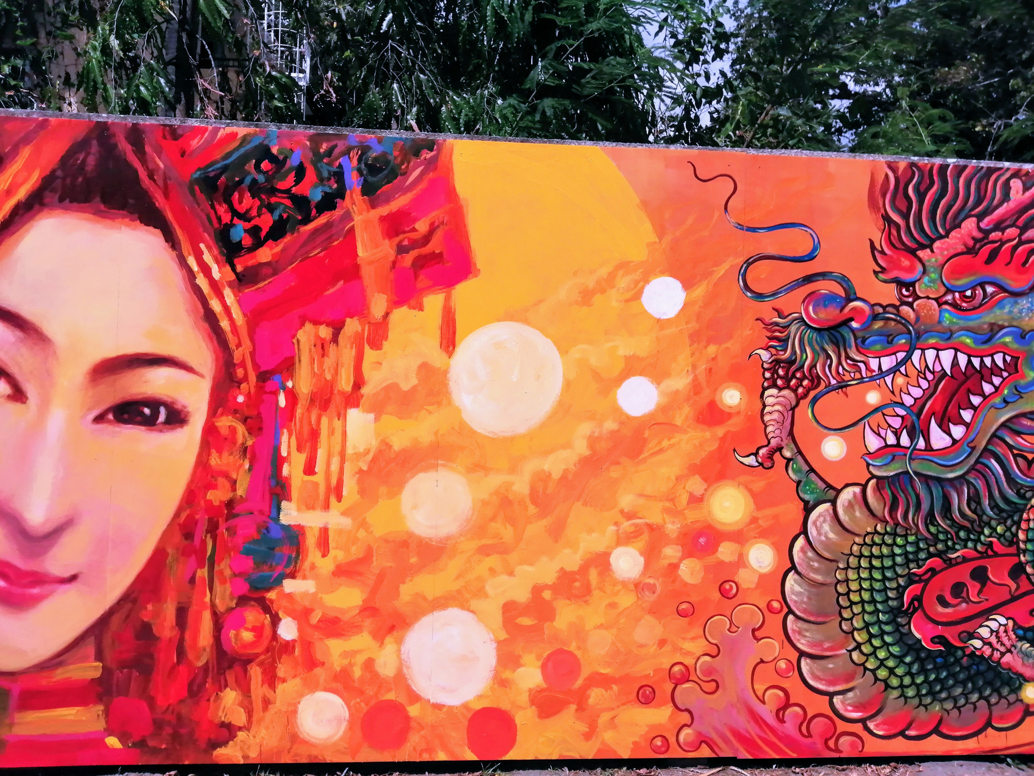 Street art exhibition on Kata Beach, part 1 - My, Thailand, Street art, Kata, Phuket, Longpost