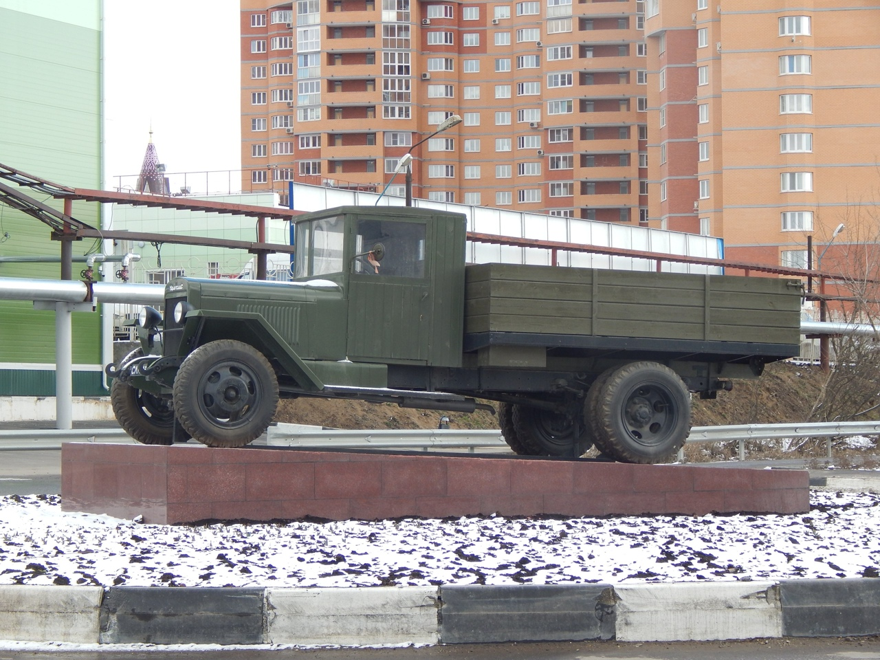 State Farm named after Lenin - My, Moscow, Sovkhoz im Lenina, Technics, Retro, Retro car, Longpost, Monument