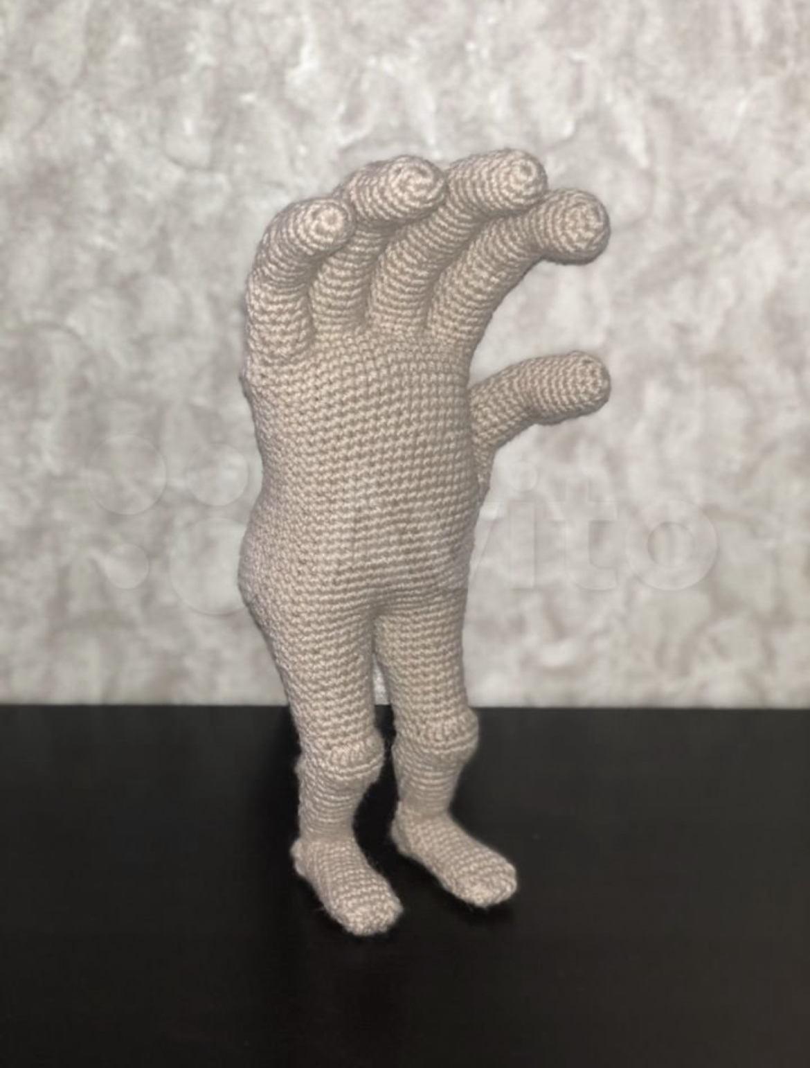 Knitted Handass - Rukozhop, Needlework without process, Longpost