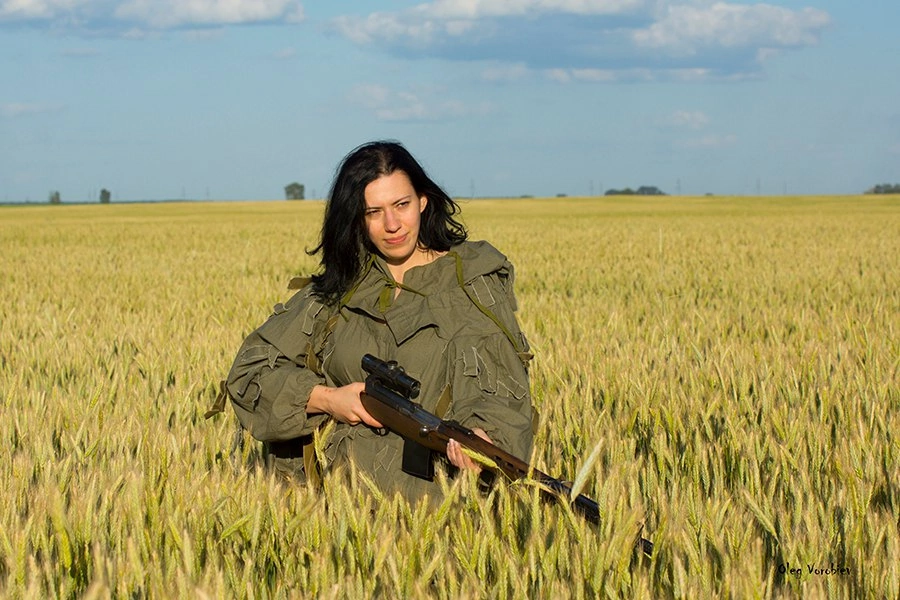 Peacetime in the vicinity of Brest - NSFW, My, Field, Wheat, Brest, Brest region, Sniper rifle, Boobs