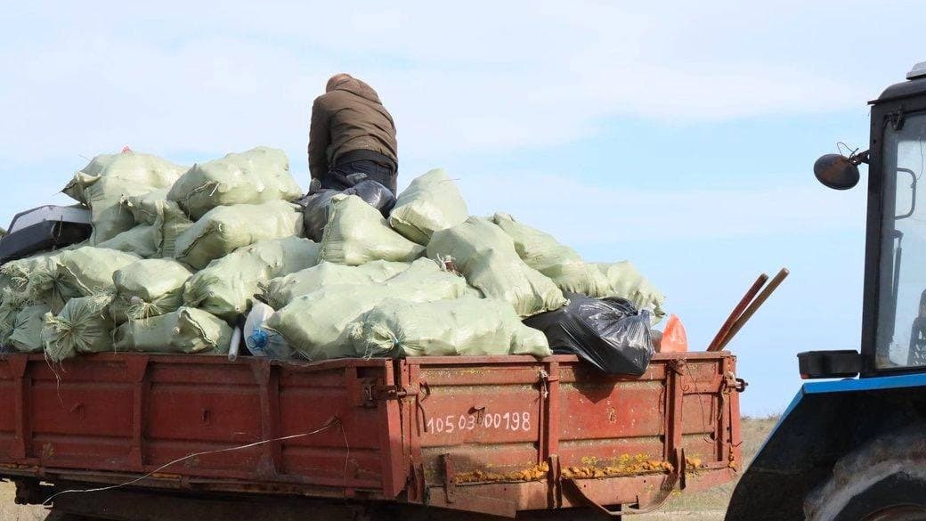 More than a thousand bags of garbage - Kherson, Ecology, Cleaning, Purity, Youth, Black Sea, Garbage, Longpost