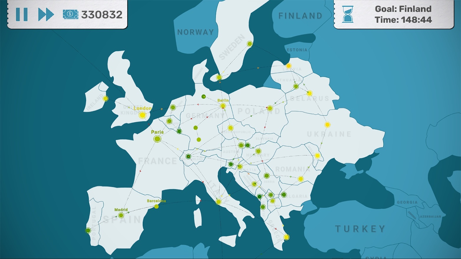 Транспортная стратегия Fly Corp - игровой аналог сервиса FlightRadar24 |  Пикабу