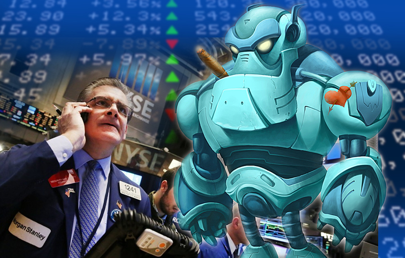 Robots have taken over the stock exchange. Digital transformation of the stock market - My, Robot, Battle of the Robots, Stock exchange, Trade, Technologies, Digital technology, Digital economy, Digitalization, Games, Rise of the Machines, IT, GIF, Longpost