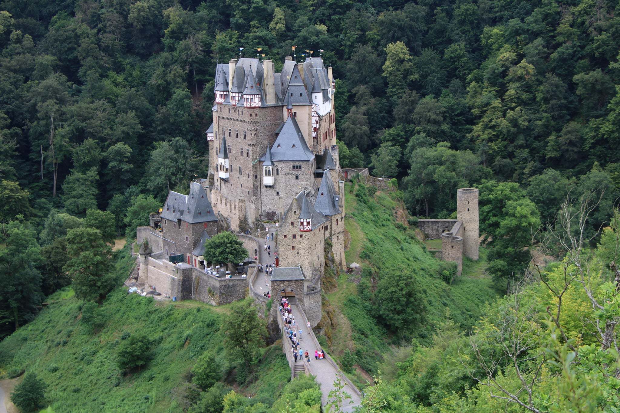 To Eltz Castle by transport and on foot - My, Travels, Germany, Longpost, Lock