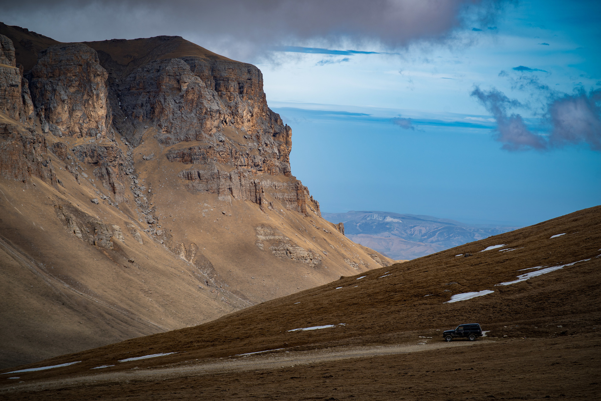 View of Zatambucan Bay - My, The mountains, Elbrus, The photo, Jeeping