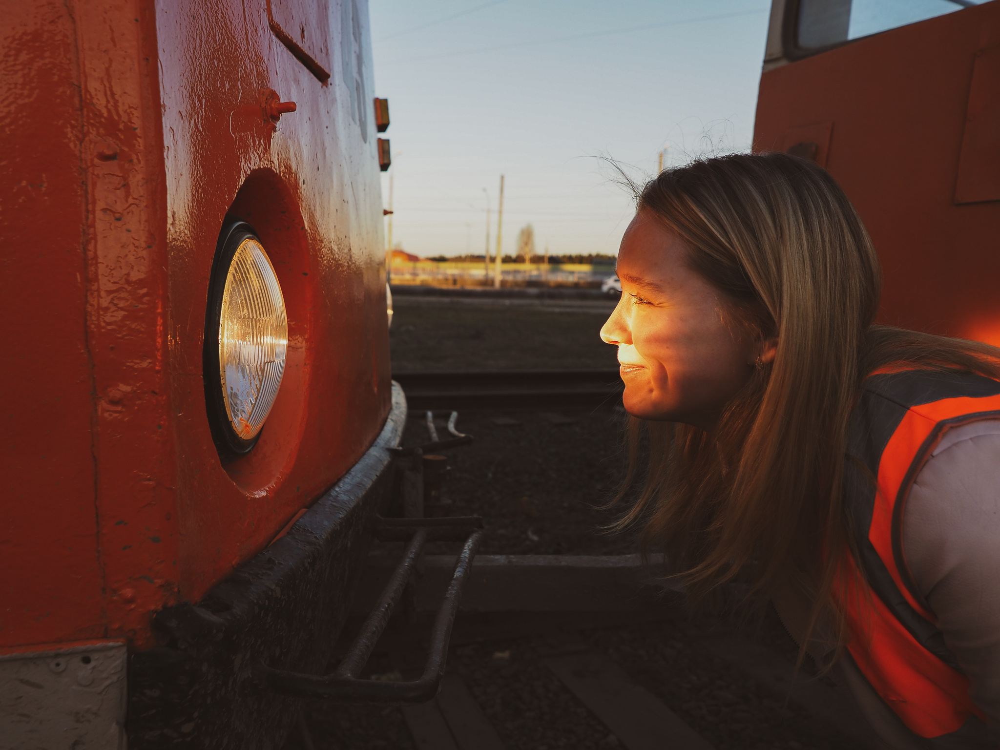 Eyes to eyes - My, Tram, Carman, Girls, The photo