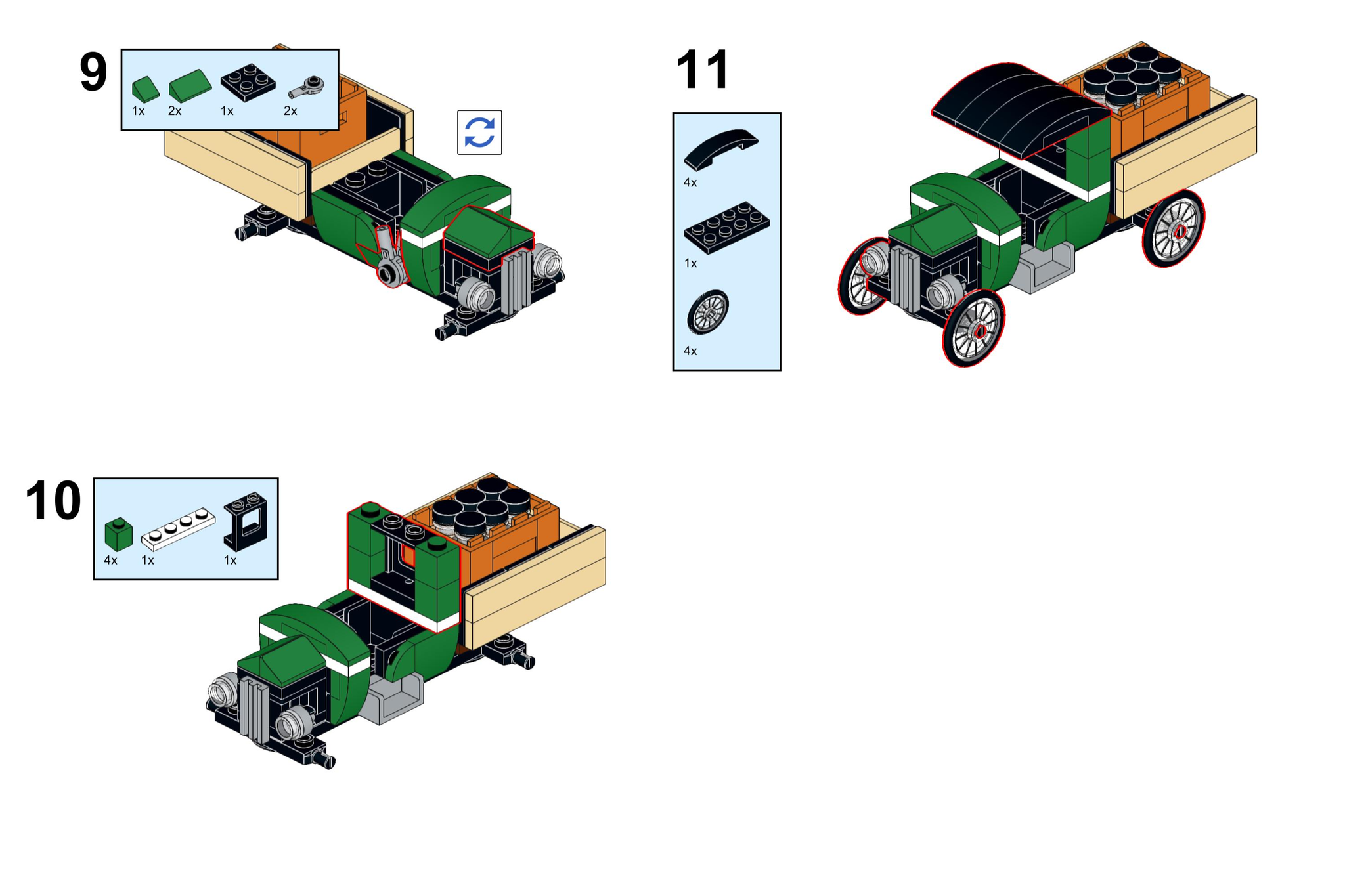 Vintage LEGO truck - My, Constructor, Homemade, Moc, Longpost