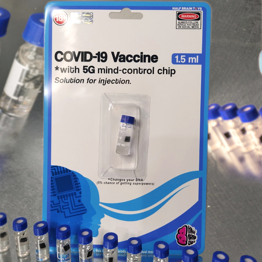 COVID-19 Vaccine - Vaccine, Coronavirus, 5g, Chip, Humor, Trolling