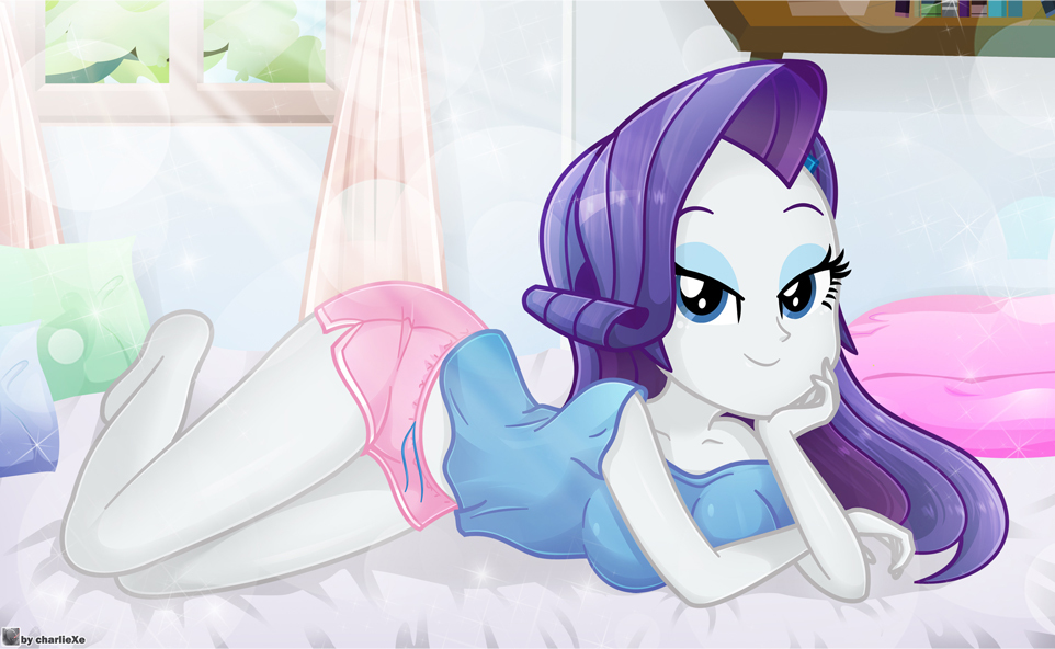 Marshmallow - My little pony, Equestria girls, Rarity, Charliexe