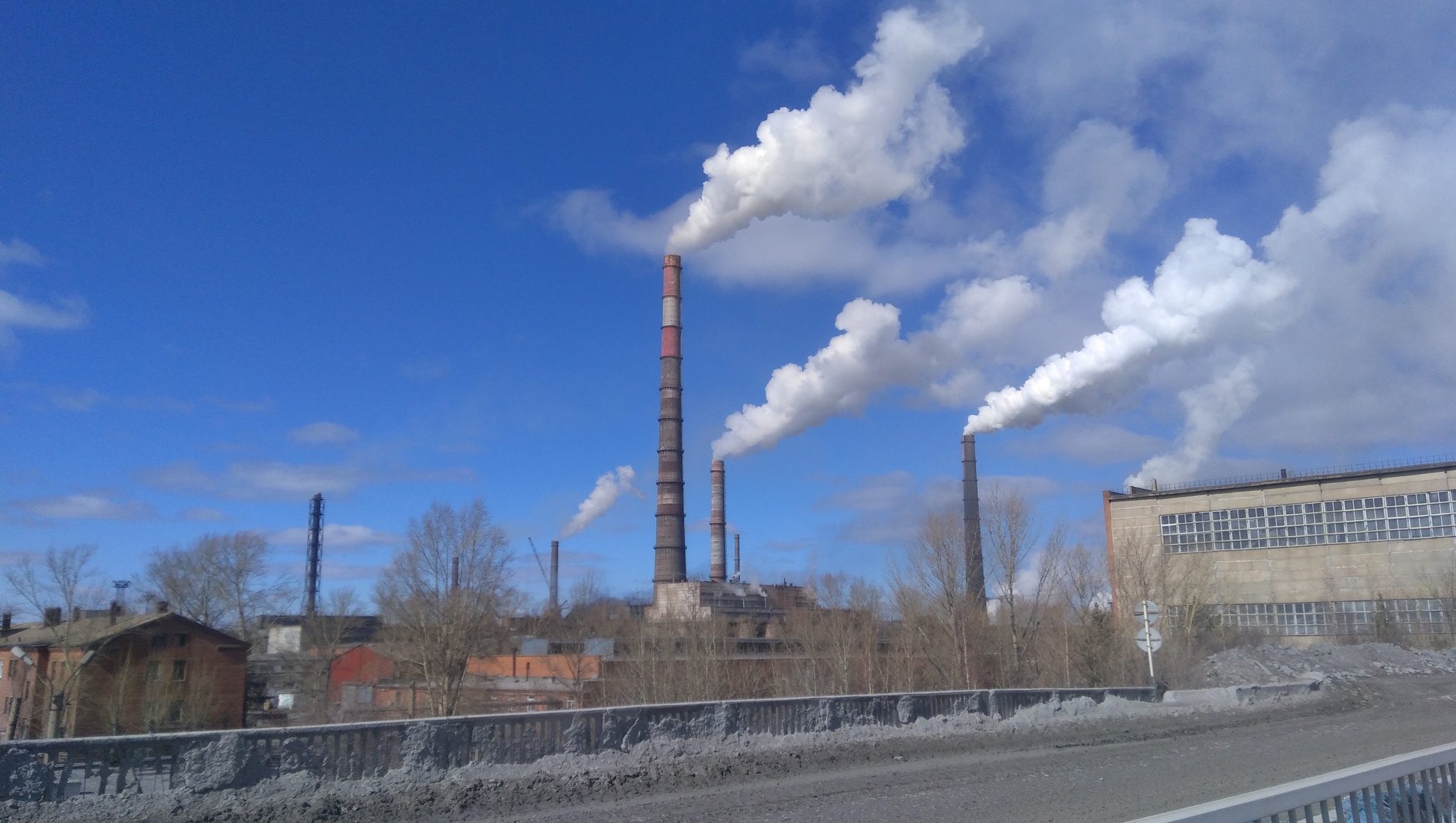 A little bit of Achinsk - My, Achinsk, BelAZ, Factory, Old man, Tram, Longpost, The photo