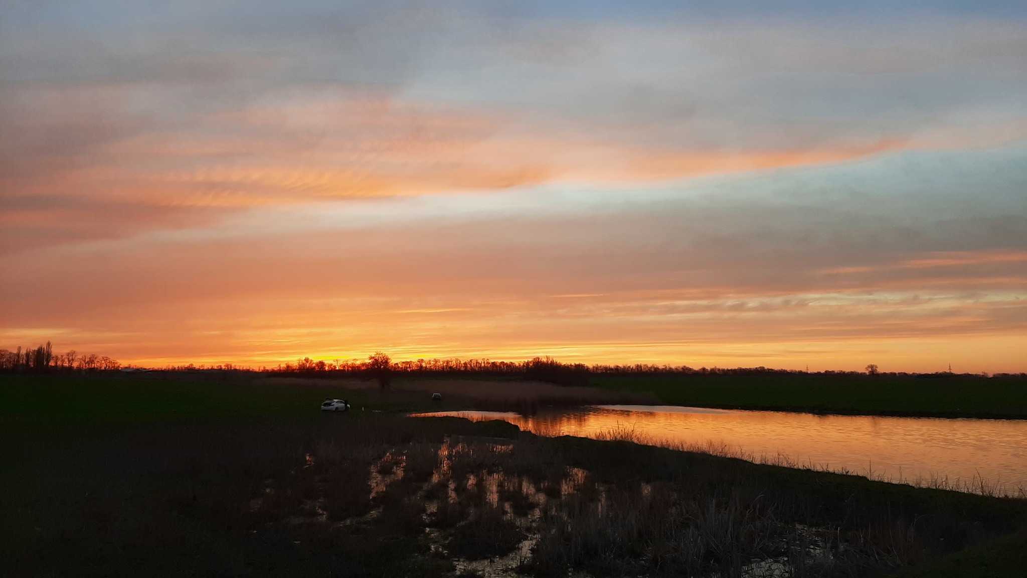 Let's go to the lake and watch the sunset - My, The photo, Mobile photography, Sunset, Lake, Rostov-on-Don, Nature, beauty of nature, Video, Longpost