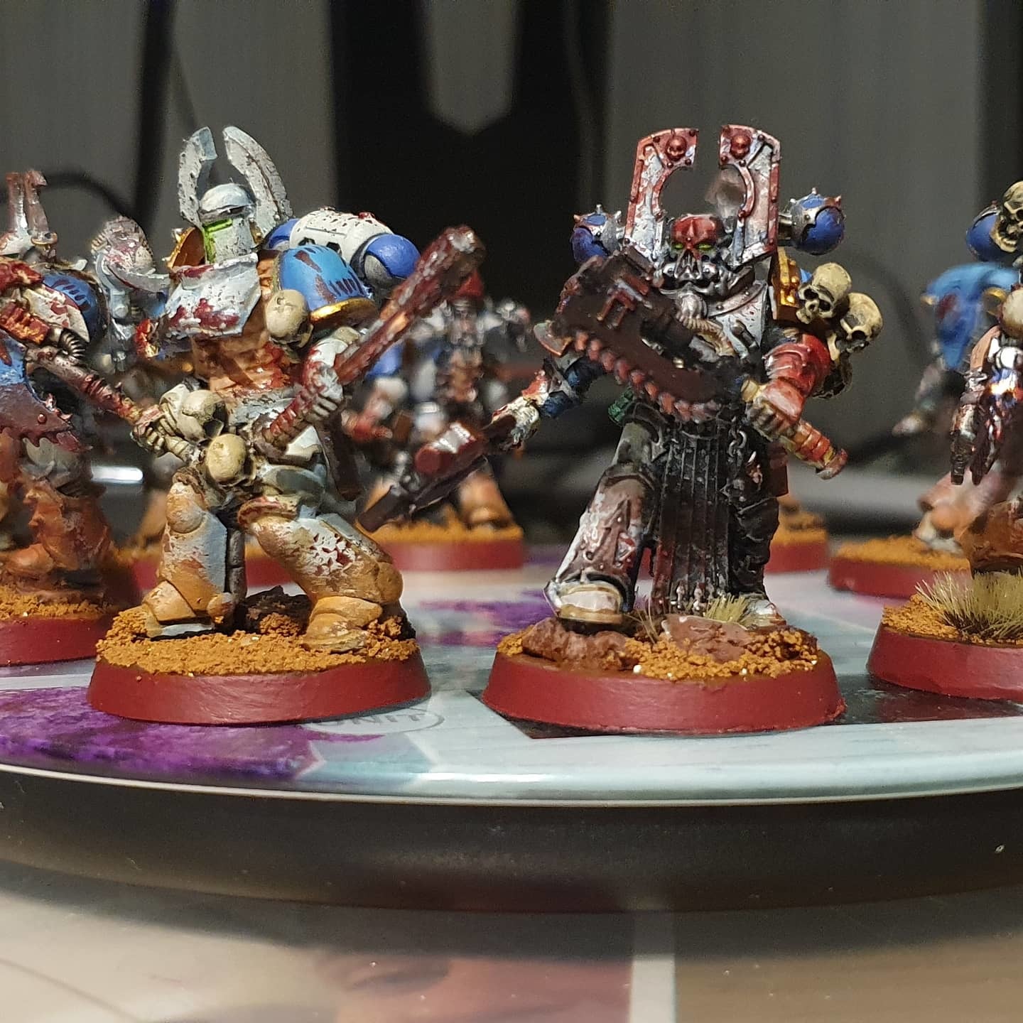 How I calm my nerves - My, World eaters, Warhammer 40k, Wh40kconversion, Wh miniatures, Khorne, Longpost