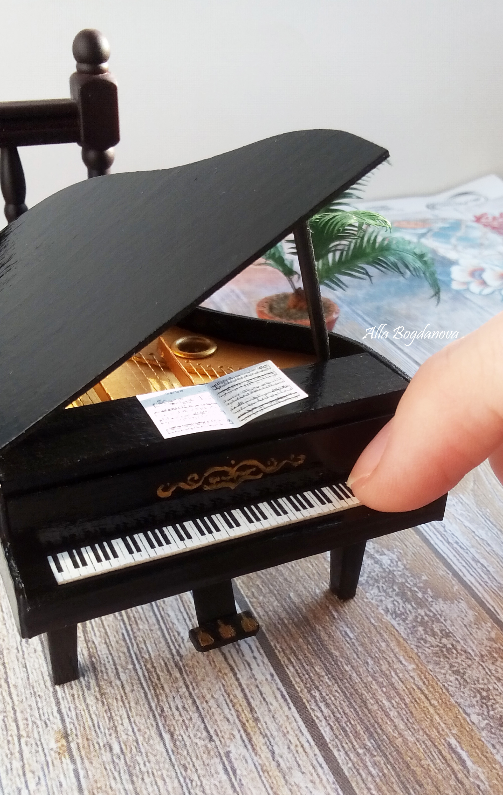 Piano - My, Needlework without process, Piano, With your own hands, Creation, Longpost