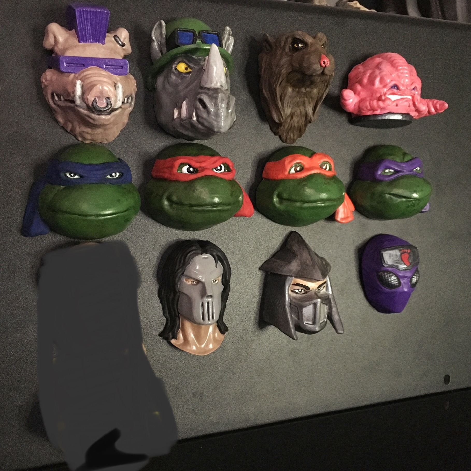 Ninja turtle magnets without April! - Teenage Mutant Ninja Turtles, Cartoons, Collection, Krang, Bebop and Rocksteady, Longpost