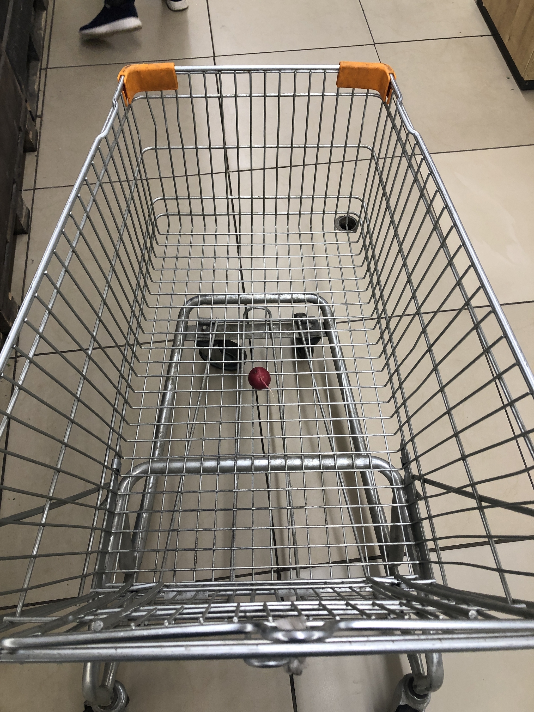 Came for shopping a few days before payday or big ambitions - My, Grocery trolley, Purchase, Radish