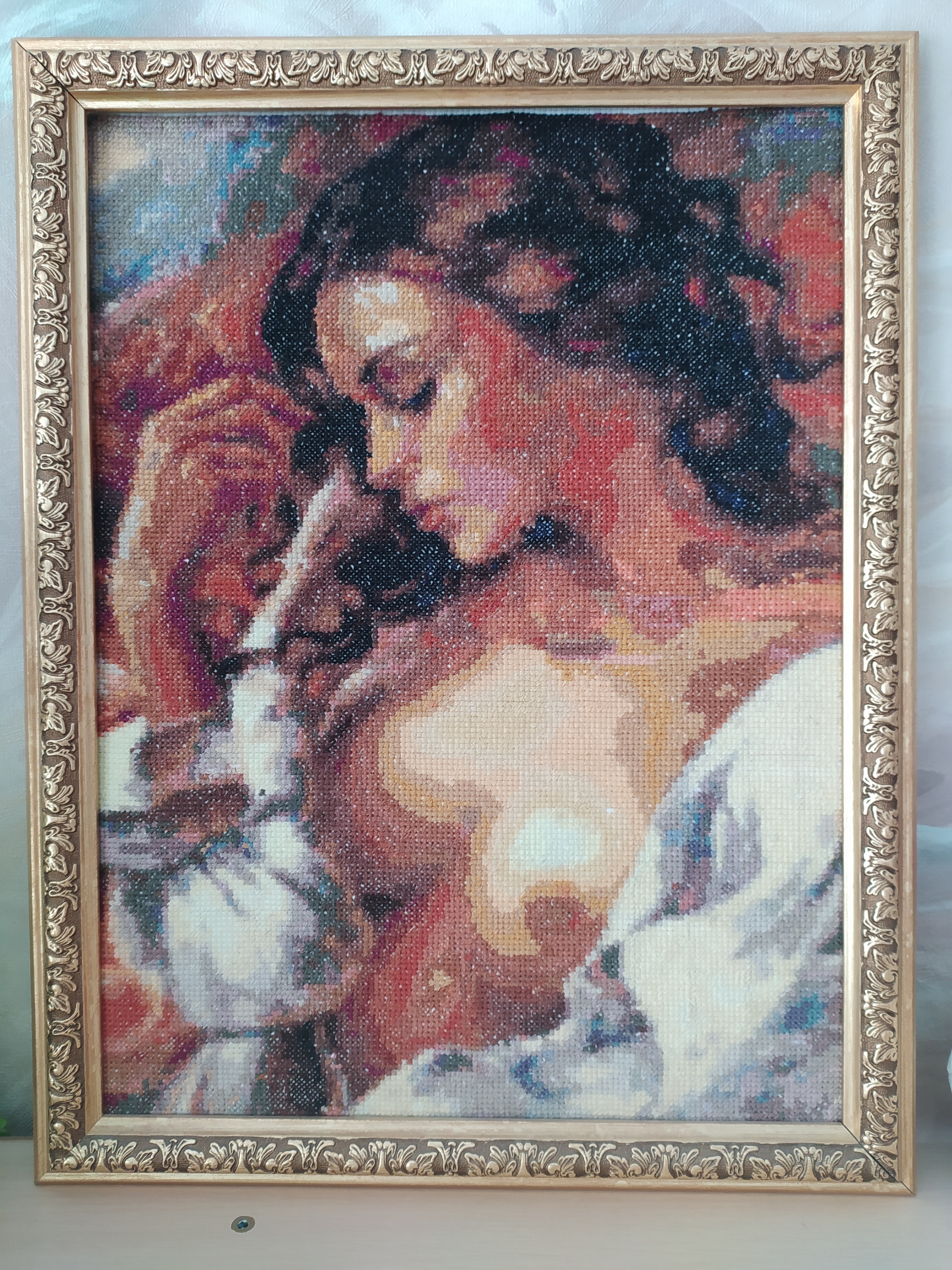 small hobby - NSFW, My, Cross-stitch, Hobby, Needlework without process, Painting, Embroidery, Longpost