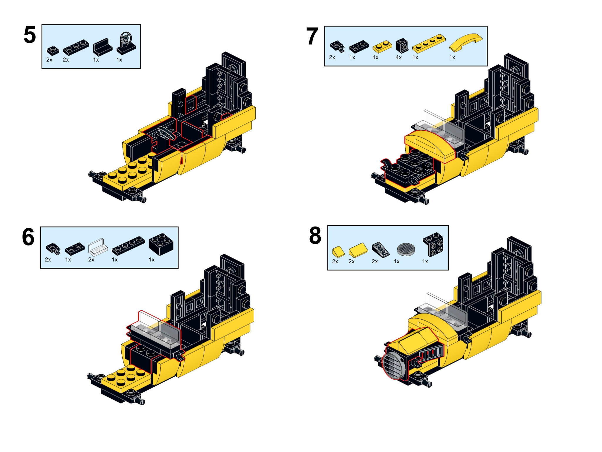 Vintage limousine - My, Lego, Constructor, Homemade, Moc, Longpost