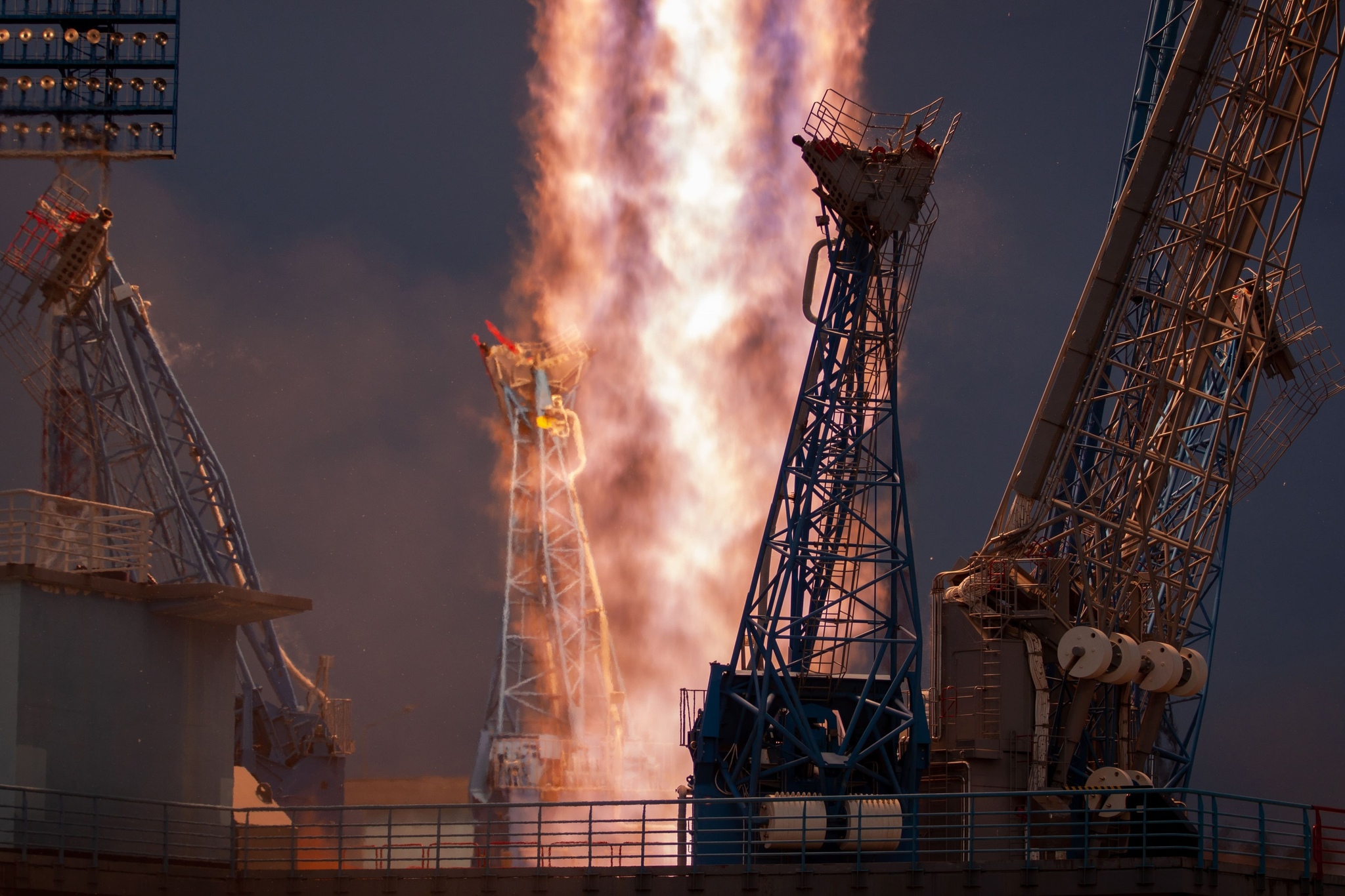 Footage from today's launch of Soyuz 2.1 from the Vostochny Cosmodrome - Roscosmos, Union, Cosmodrome Vostochny, Video, Longpost