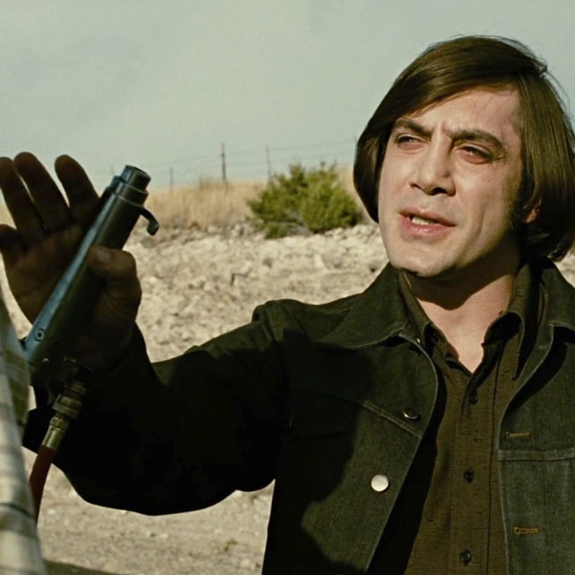 How to know if it's better to stay in the car - No Country for Old Men, The Cohen Brothers, Anton Chigur, Movies, Movie heroes, Actors and actresses, Longpost