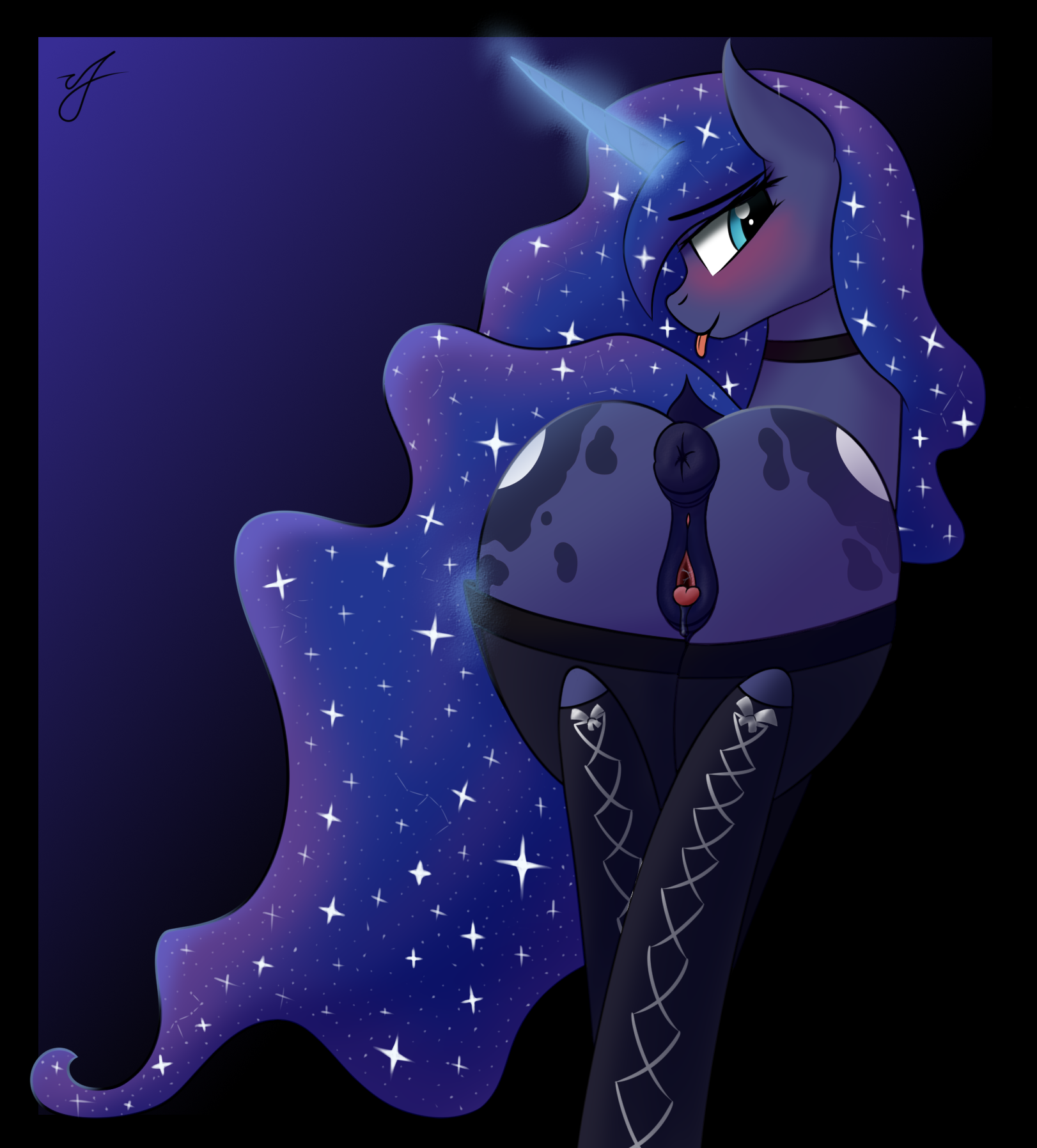 Шнурочки - NSFW, My Little Pony, Princess Luna, MLP Explicit, MLP anatomically correct