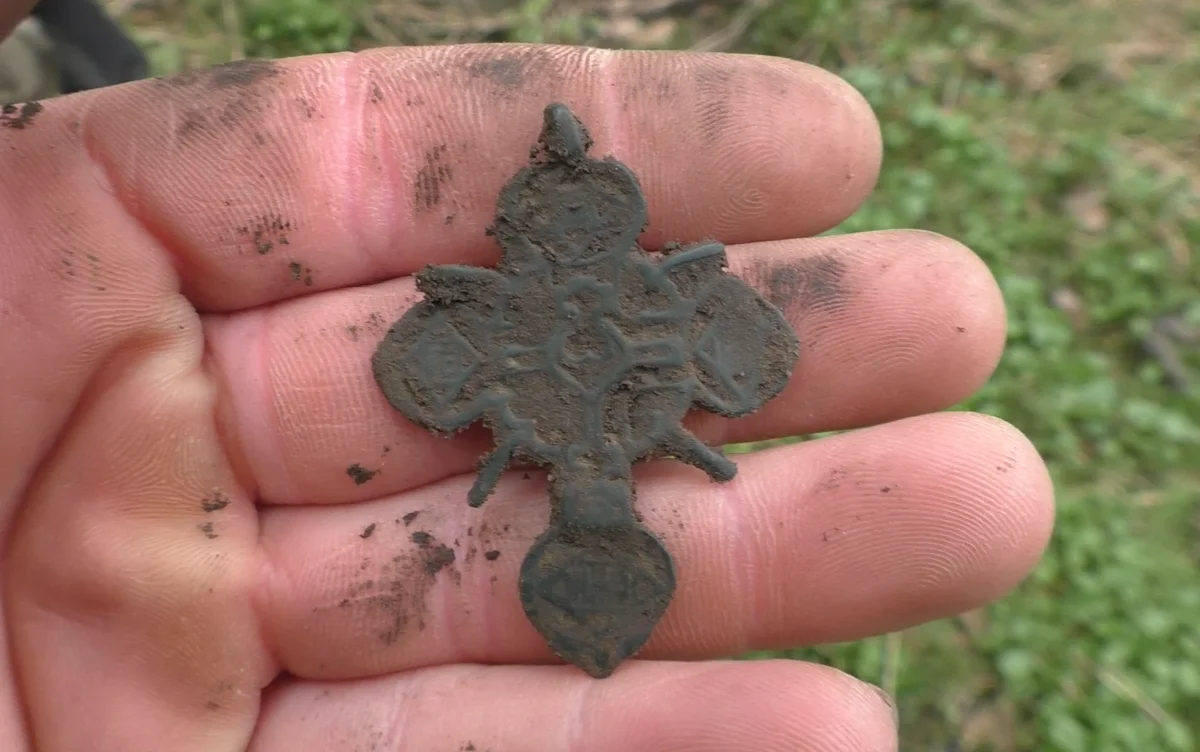 We found an intact 16th century settlement! Searching with a metal detector - My, Search, Treasure hunt, Travels, Metal detector, Find, Hobby, Numismatics, Video, Longpost