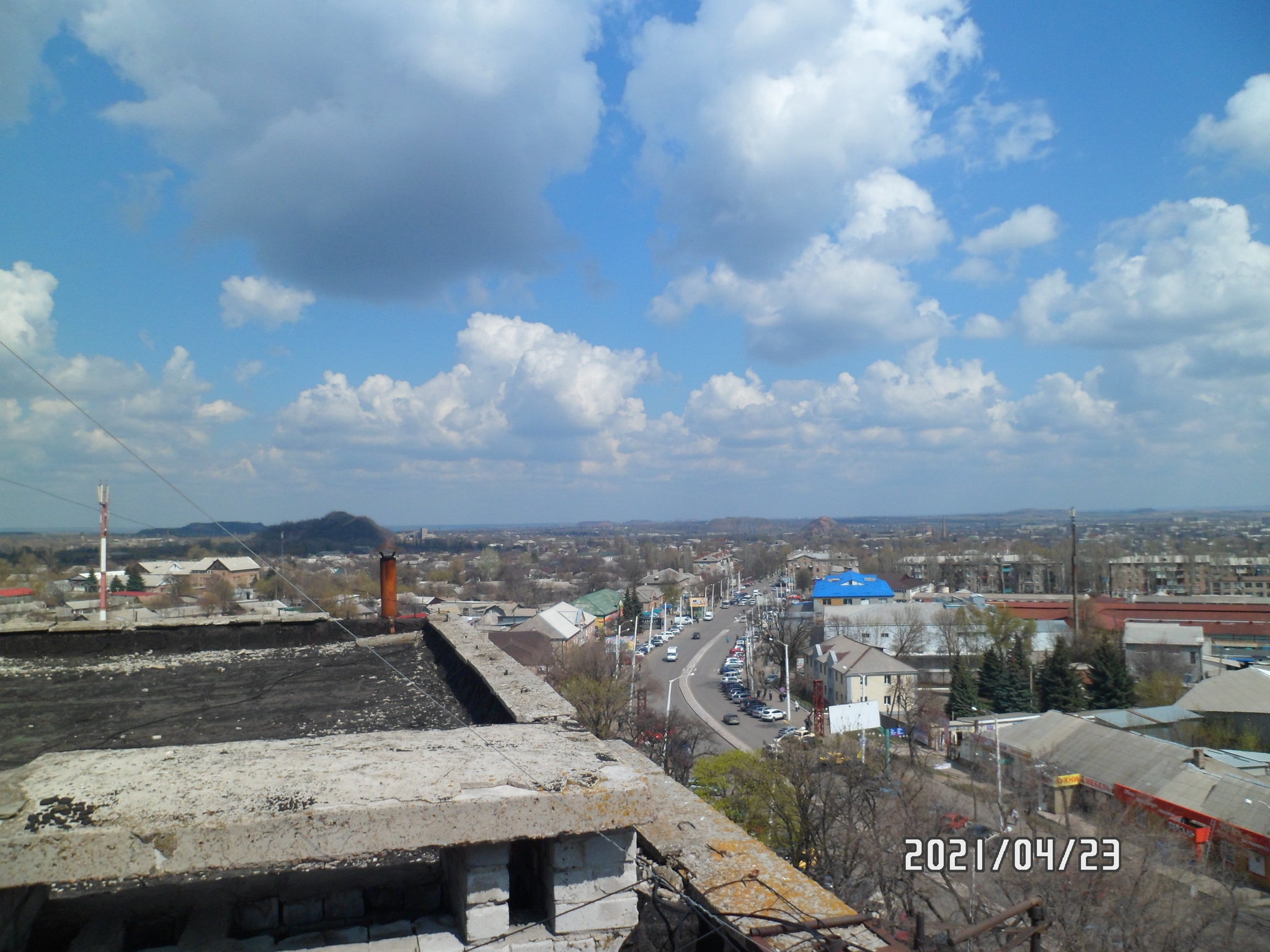 Original roof - My, Donbass, The photo, Оригинально