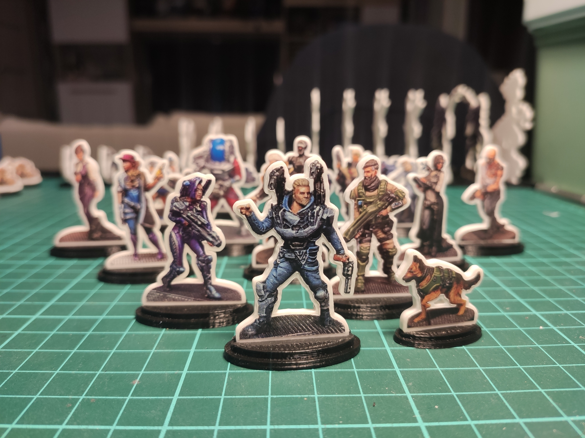 Alternative miniatures for Nemesis - My, Nemesis, Nemesis, Stranger, Print and play, Pnp, Longpost, Board games